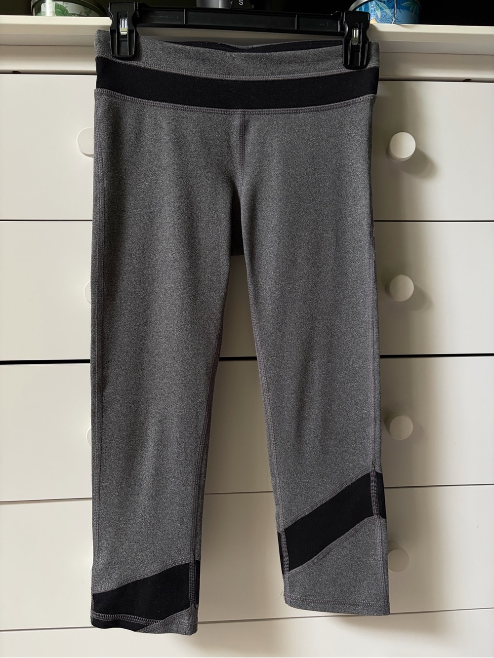 🧘🏻‍♀️ CHAMPION DUO DRY WOMENS SIZE XS GREY COMPRESSION LEGGINGS